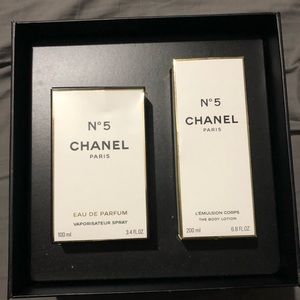 Chanel 5 perfume with lotion